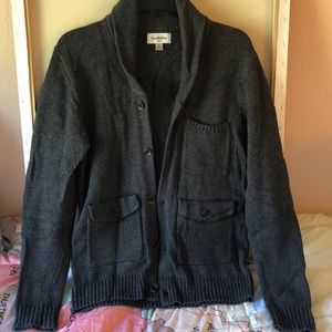 Men’s shawl-collar cardigan